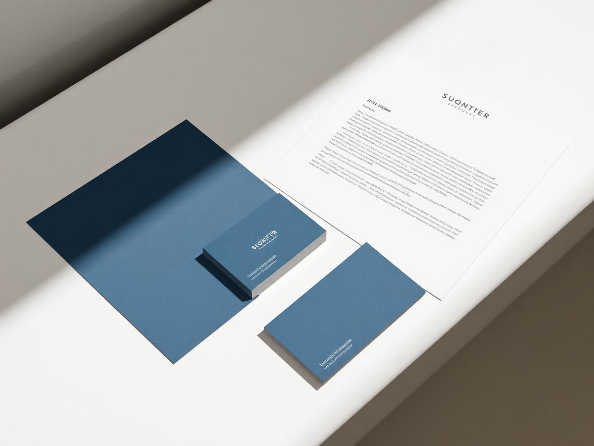 Papeterie de marque : cartes de visite et papier à en-tête