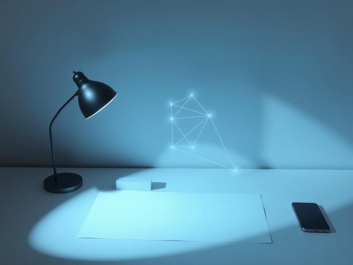 Représentation abstraite de l'automatisation et de l'intelligence artificielle
